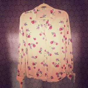 Express Portofino floral button down